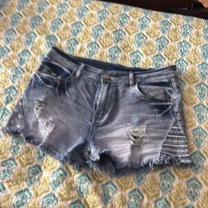 TikTok shop New Distressed Denim Women's Shorts